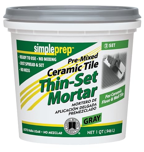 SimpleSet Gray Thin-Set Mortar 1 qt.