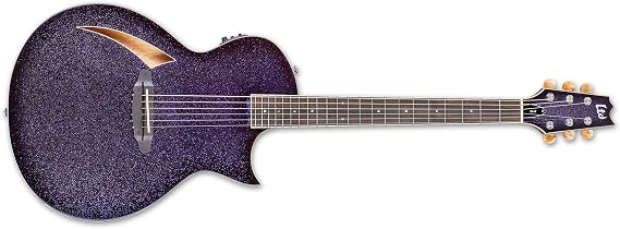ESP LTD TL-6 Acoustic-electric Guitar - Purple Sparkle Burst