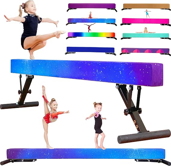 Marfual Adjustable Gymnastic Balance Beam for Kids of All Gymnastic Levels