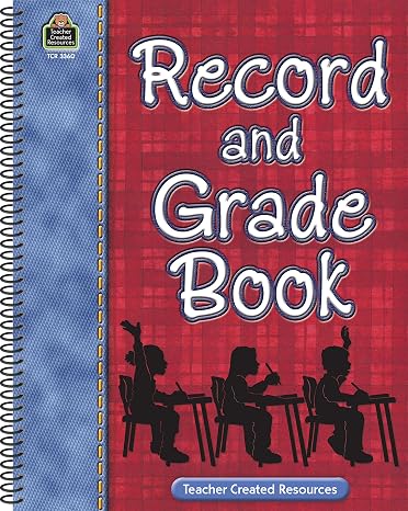 Teacher Created Resources Record and Grade Book, 64 Pages, 8.5 inches X 11 inches