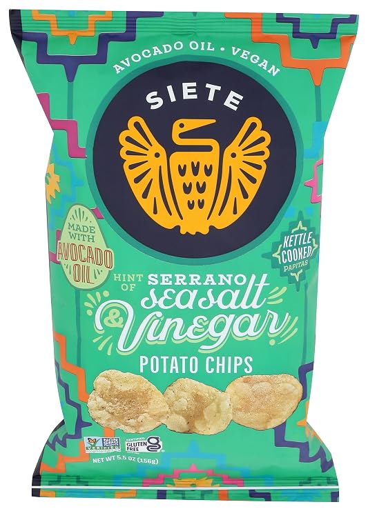Siete Potato Chips Sea Salt Vinegar 5.5 OZ