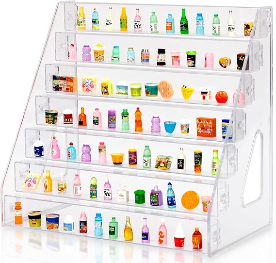 Mini Brand Organizer Display Rack of 7 Layers Mini Brand Display