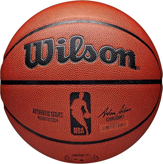 Wilson NBA AUTHENTIC WZ2016501XB7 Indoor/Outdoor Basketball, Size 7, Diameter Approx. 9.6 inches 24.5 cm