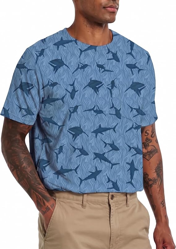 Post Shoulder Surgery Printed Shirts for Men