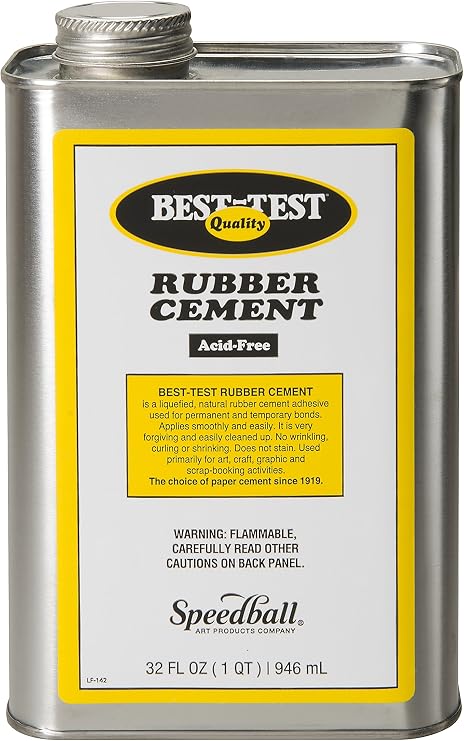 Best-Test Rubber Cement 32OZ Can