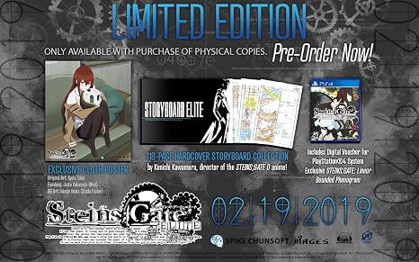 STEINS;GATE ELITE: Limited Edition - PlayStation 4