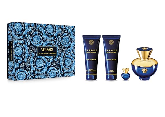 Versace Dylan Blue 3.4 Edp L + 3.4 S/G + 3.4 B/L + Mini (126943)
