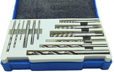 TEMO 12 pc Screw Extractor Damaged Broken Bolt Removal Set Kit Drill Easy Out