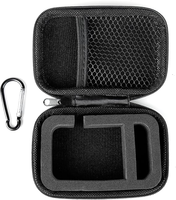 in Ear Monitor Case,CCZ ZC02 PRO EVA Leather Storage Box,Waterproof Earphone Storage Case,Travel Carrying Box,Earphone Storage Bag Suitable for ZS10 PRO/ZS10 PRO X/ZST (Black, 1PACK)