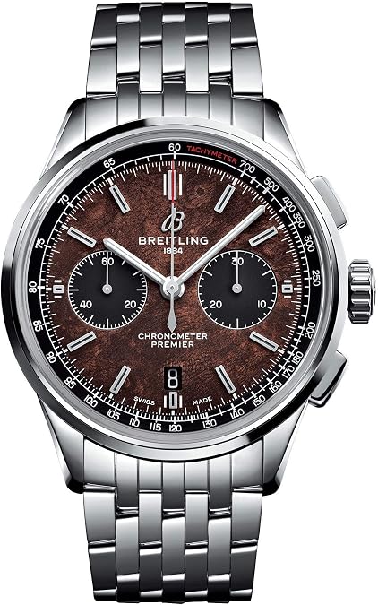 Breitling Premier B01 Chronograph 42 Bentley Centenary Limited Edition Unique Brown Burl Elm Dial AB01181A1Q1A1