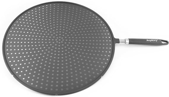Berghoff Studio 13" Silicone Splatter Screen & Grease Guard, Gray