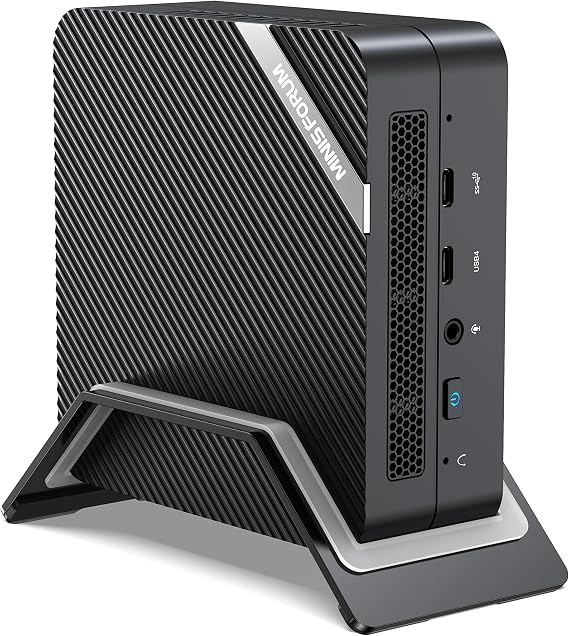 MINISFORUM Venus Series UM773 Lite Mini PC AMD Ryzen 7 7735HS, Radeon 680M DDR5-4800 32 GB, 1 TB PCIe4.0 SSD, HDMI 4K@60Hz x 2, USB48K@60Hz Triple Display Output, 2.5Gbps LAN/Wi-Fi6/BT5.2 Mini