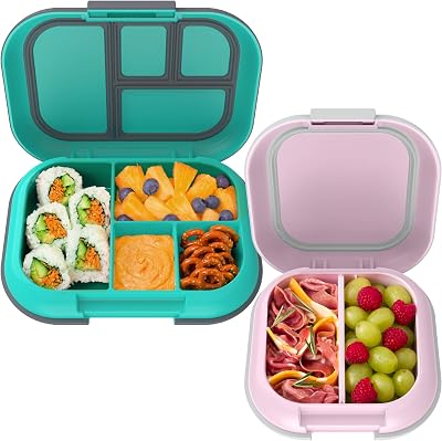 Bentgo Chill Kids Electric Aqua and Chill Mini Lilac Mist Lunch Box Set