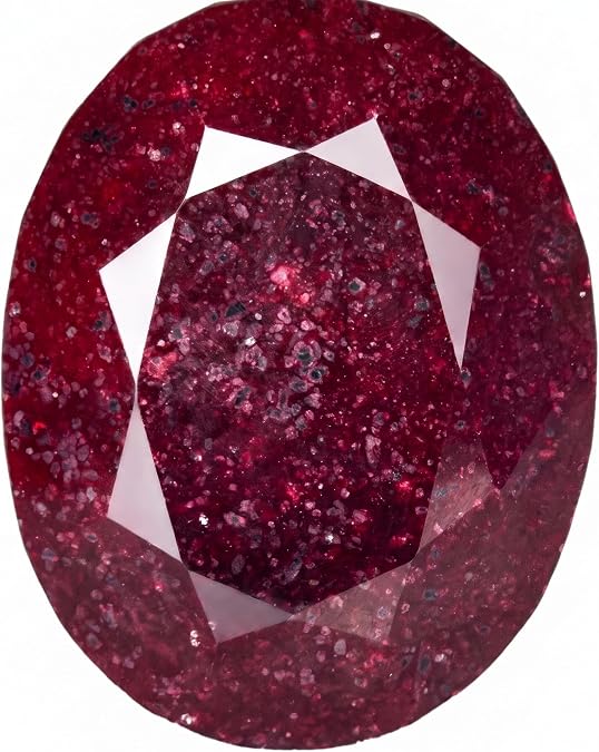 GEMHUB Natural Oval Cut African Pigeon Blood Red Ruby Certified Gemstone Approximately 2265.2 Ct. Rich Red Ruby Oval Shape Loose Gemstone B-4475