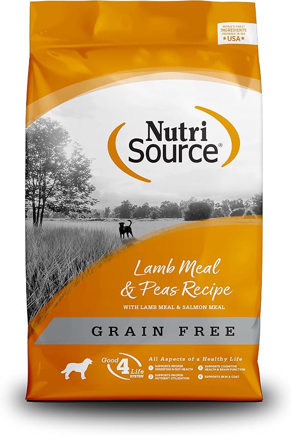 Tuffy'S Pet Food 131150 Nutrisource Grain Free Lamb Dry Food For Dogs, 15-Pound