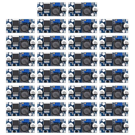 30-Pack LM2596 Buck Converter, DC-DC Step Down, Adjustable