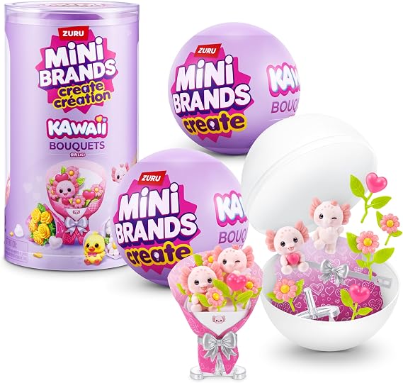 Mini Brands Mini Kawaii Bouquet Capsule Series 1 (2 Pack) by ZURU