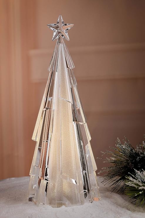 Icy Craft Modern Tree w/Gold Glitter