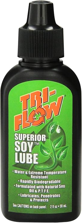 Tri-Flow TF21014 Superior Soy Lubricant - 2 oz. Drip Bottle