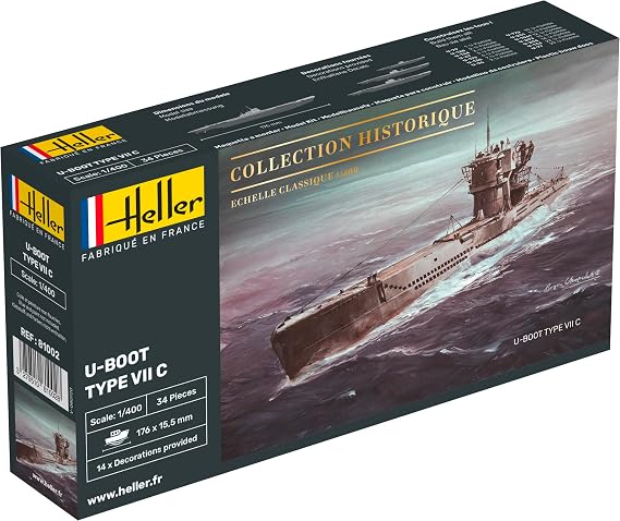 Heller German U-Boot Boat Model Building Kit