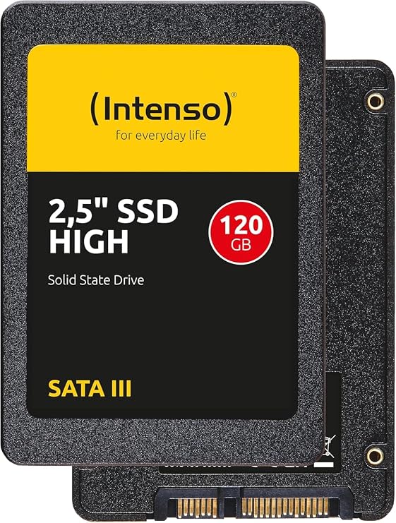 Intenso SSD 2.5 inç SATA 3 120 GB, Siyah