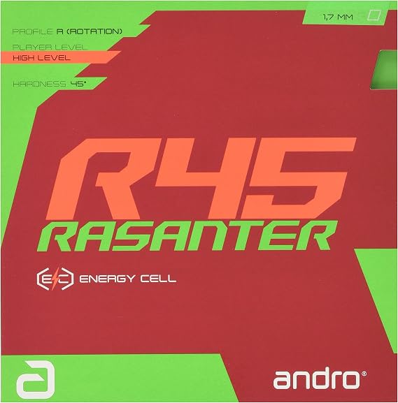 andro 110021093 Rubber Lazanter R45 Table Tennis Soft Back UM Tension