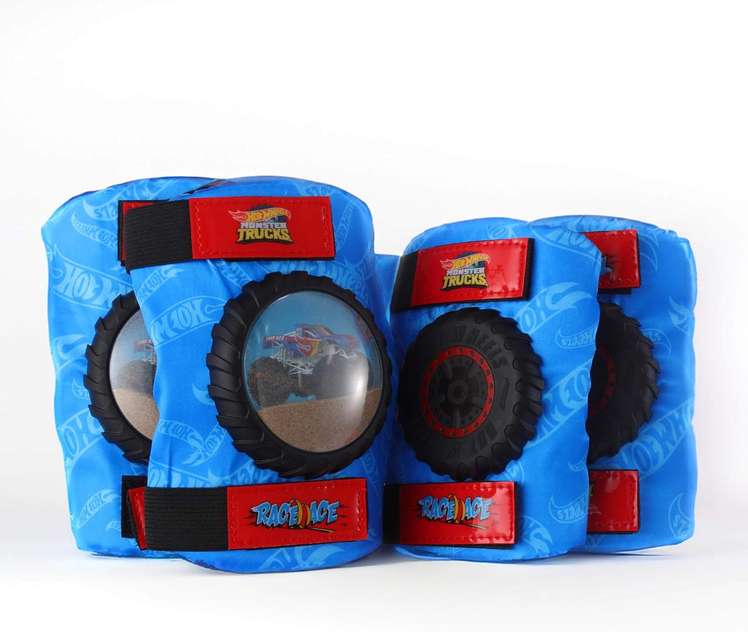 Elbow and Knee Pads for Kids, Protective and Comfortable Outdoor Gear Set for Ages 3 with Adjustable Velcro Straps, Shock Absorption, Bike Knee Pads for Boys and Girls