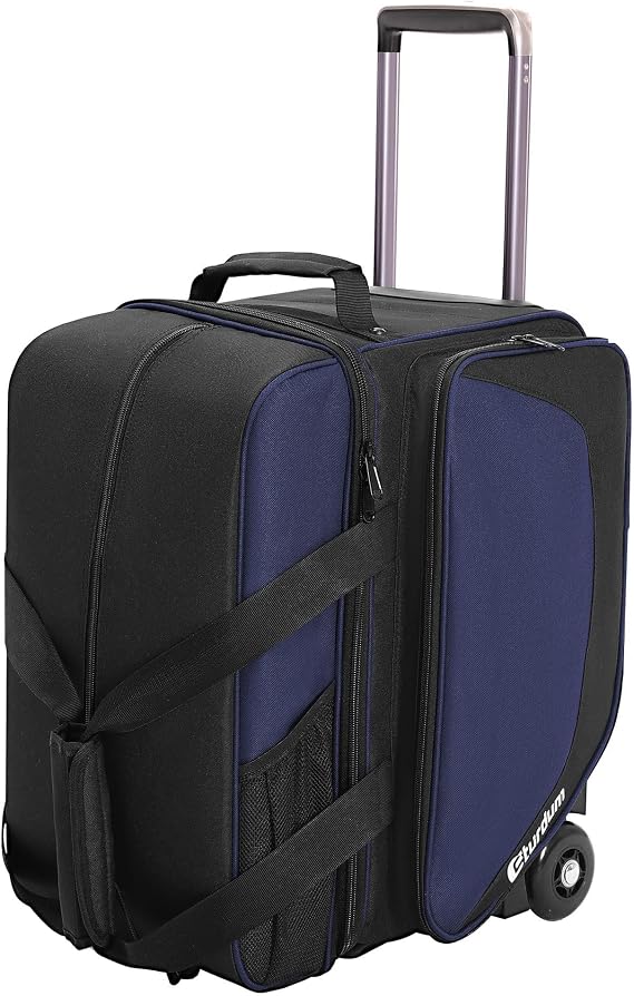 Bowling Roller Bag with Wheels, Rolling Bowling Ball Bag