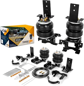 TORQUE Airbag Air Bag Suspension Kit for 2000-2006 Ford Excursion 4WD only Rear Helper Bag Spring Towing 5000 lbs (Replaces Firestone Ride Rite 2251) (TR2251)