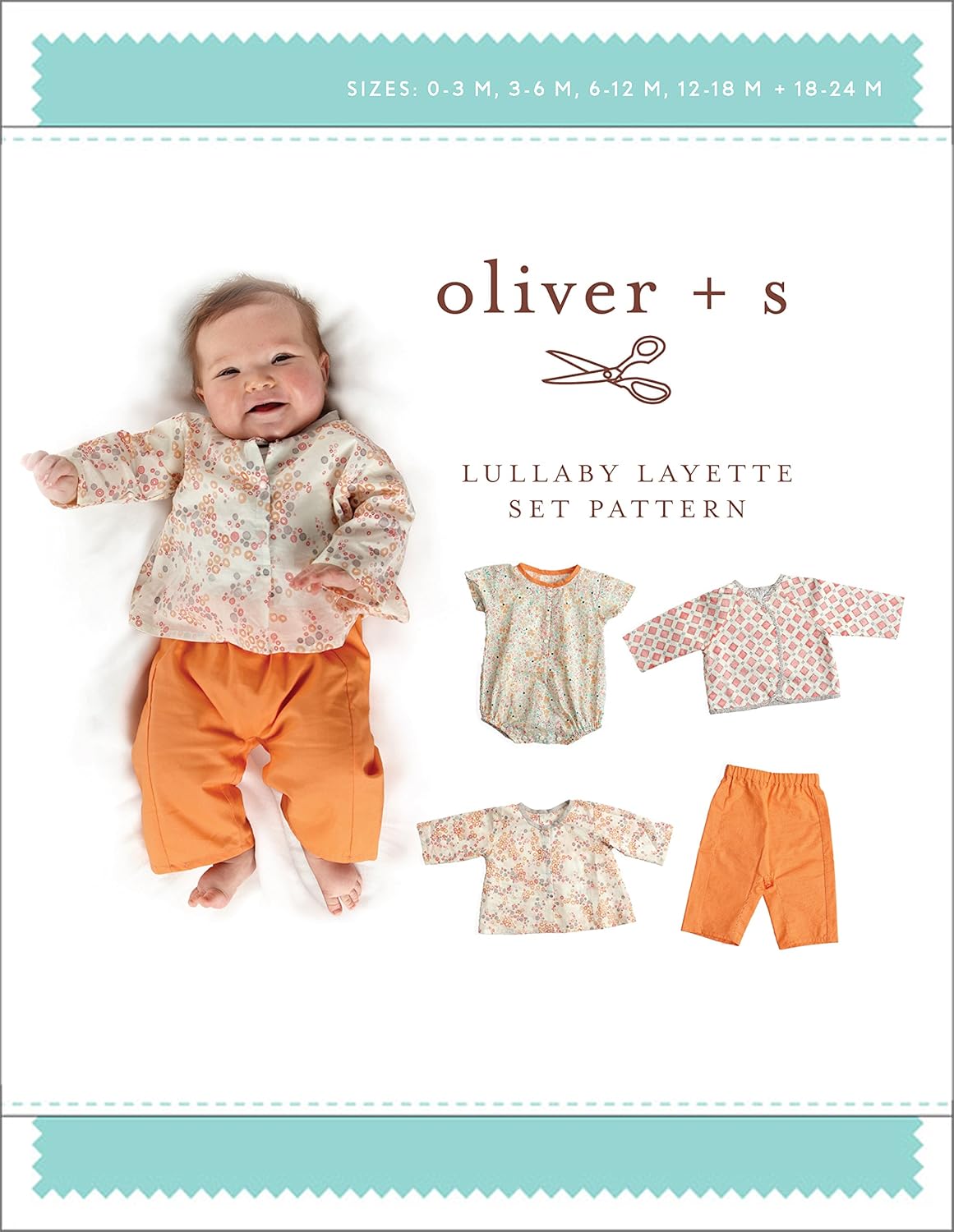 Lullaby Layette Sewing Pattern Sizes Birth-24 m