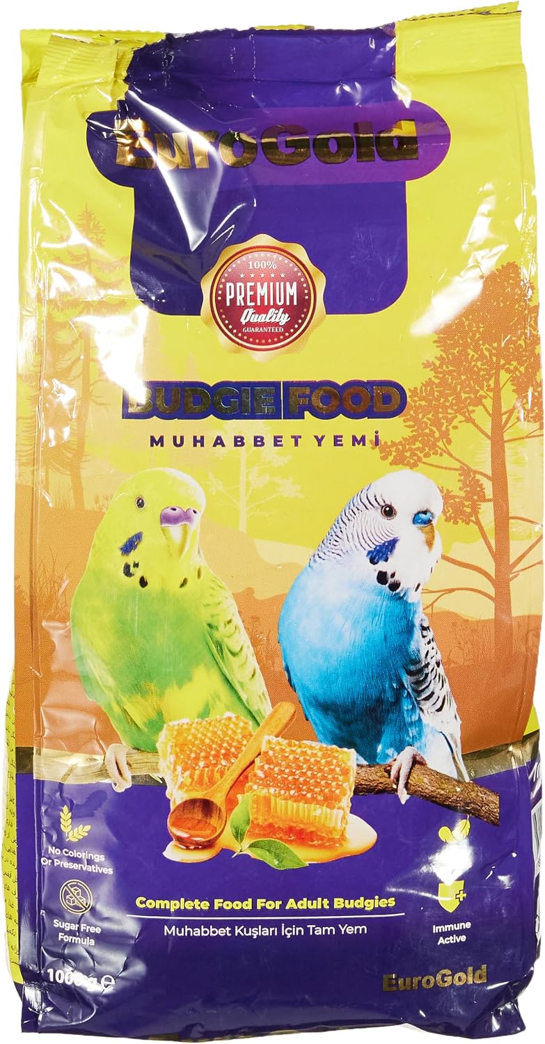 EuroGold Honey and Fruit Budgie Food, 1 Kg