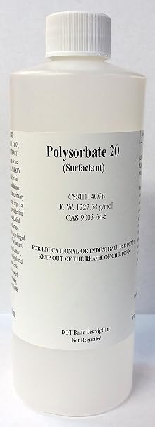 Polysorbate 20 500ml (16 Fl Oz)