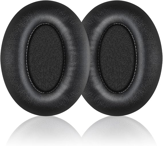 Replacement Ear Pads for Sony WH-1000XM3 (WH1000XM3) Over-Ear Headphones, Ear Cushions, Headset Earpads, Ear Cups Cover with Soft Protein Leather (Black)