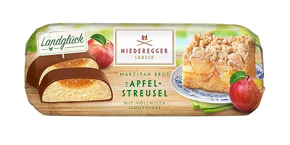Niederegger Marzipan Loaf Apple Crumble, 2.6 oz