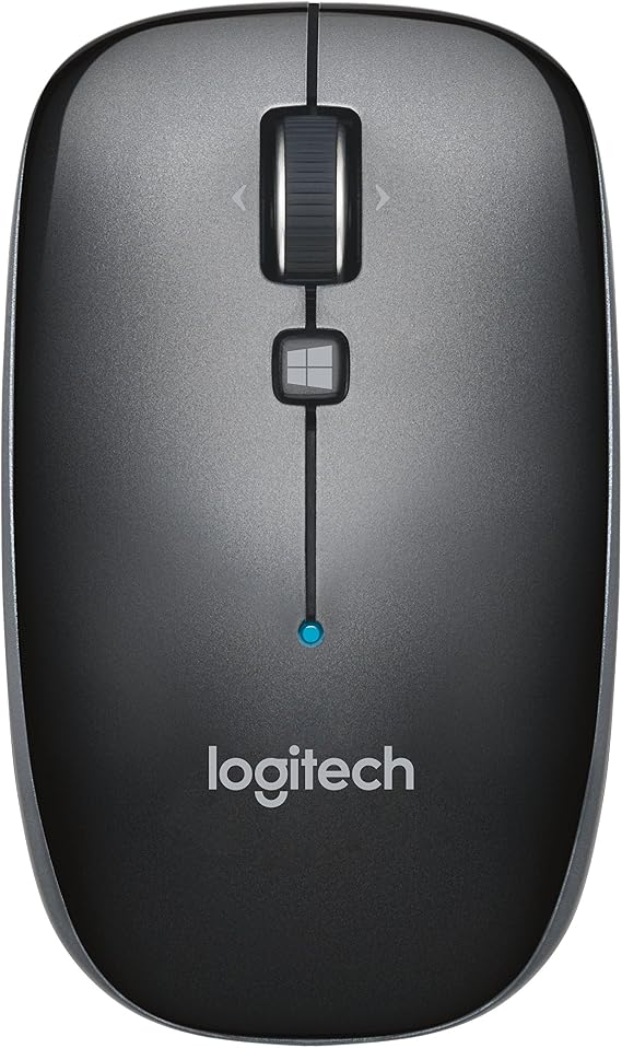 Logitech M557 Bluetooth Mouse, Gray, Discontinued