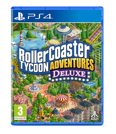 Rollercoaster Tycoon Adventures Deluxe - Playstation 4 PS4 - Get your race on!