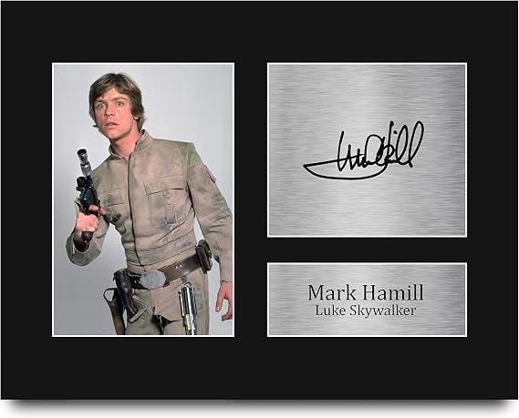 HWC Trading Mark Hamill USL Signed Printed Autograph Print Photo Picture Display - US Letter Size