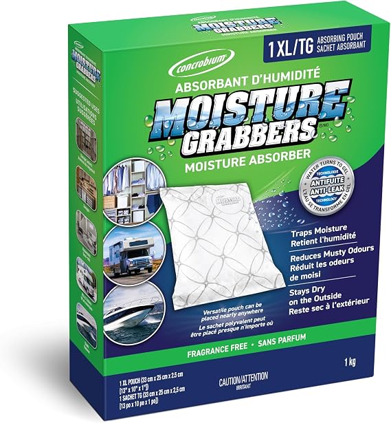 SIAMONS INTL 7501353 Dehumidifier Moisture Grabbers XL Granules
