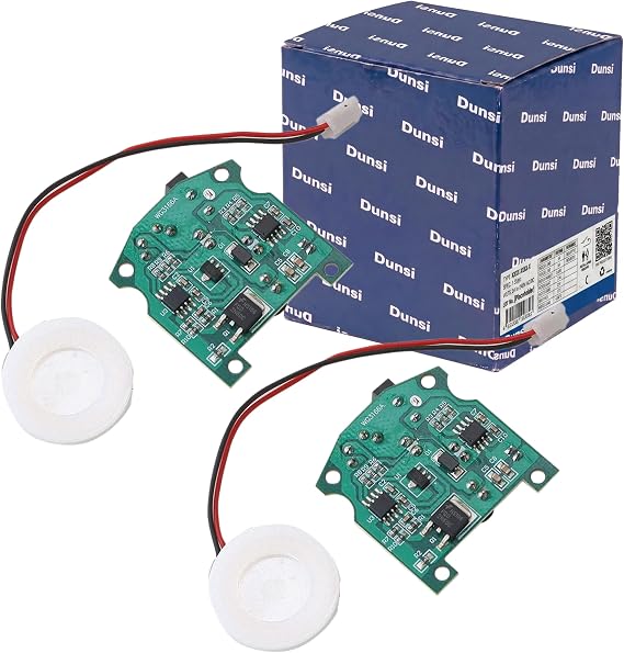 DUNSIHUI 2 Pack DC 3.7V-12V D20mm 113KHz Ultrasonic Mist Maker Atomization Maker Module DIY Humidifier with PCB module