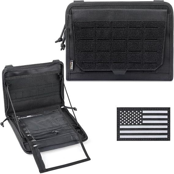 WYNEX Tactical Molle Admin Pouch, Laser-Cut, EDC Organizer Tool Pouch