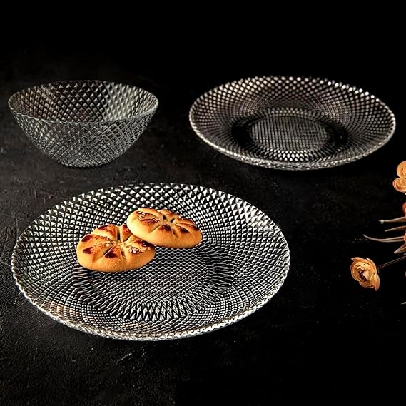 Marquis Dinnerware Set, 12 pcs, Clear