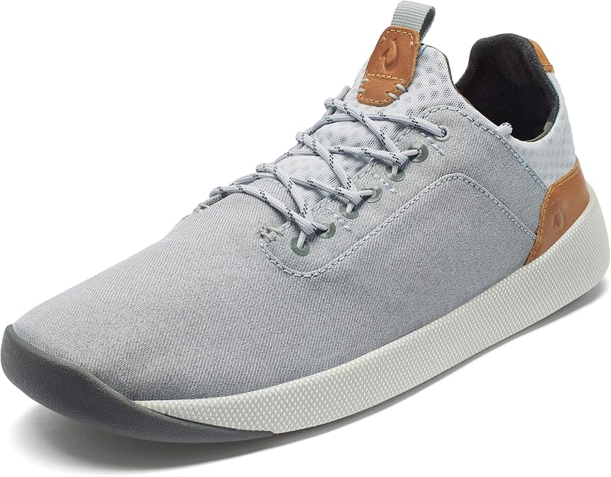 OluKai Nanea Li Men's Sneaker Shoes, Weather-Resistant & Breathable Canvas, Comfort Fit & Wet Grip Rubber Soles