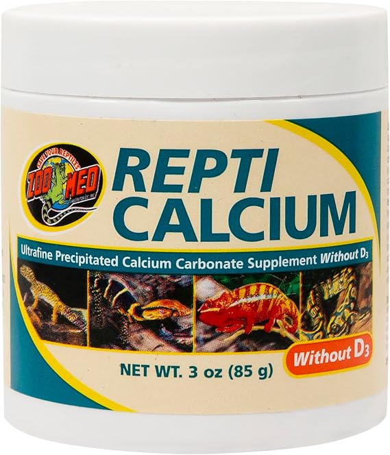 Zoo Med ReptiCalcium Without D3 3 oz.