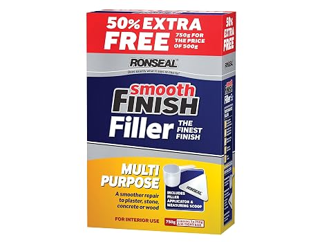 Ronseal RSLMPLF500VP 500 g Smooth Finish Multi-Purpose Interior Wall Powder Filler
