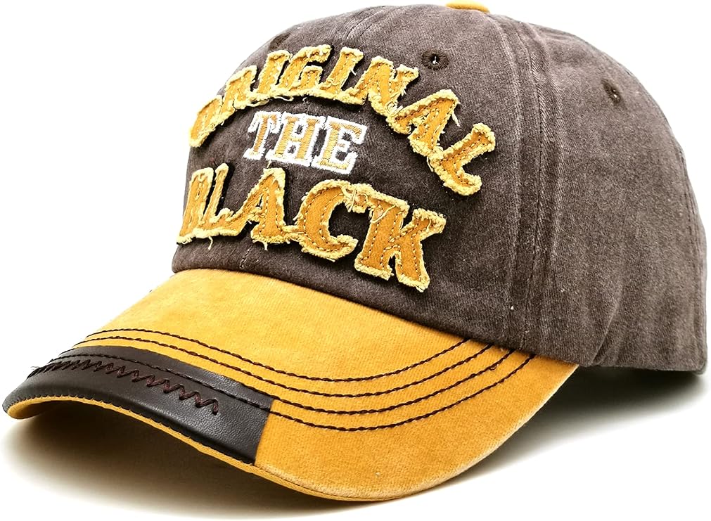 Perlotus Original Black Baseball Men's Hat 2022