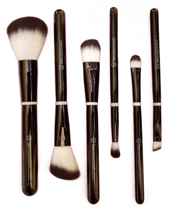 Beauticontrol 6-Pieces Cosmetic Brush Set + Brush Case NEW!