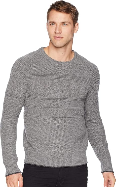 Obermeyer Men's Textured Crew Neck Sweater