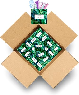 Green Fern Style Menstrual Kit All-in-One 50 Pack | Convenience on The Go | Period Kit Pack for Travelling, Tweens & Teenagers or just When Youre Out | Individually Wrapped Feminine Hygiene Product...