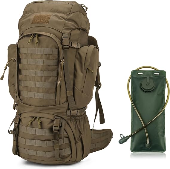 Mardingtop 60L Hiking Backpack + 2.5 Liter Hydration Bladder