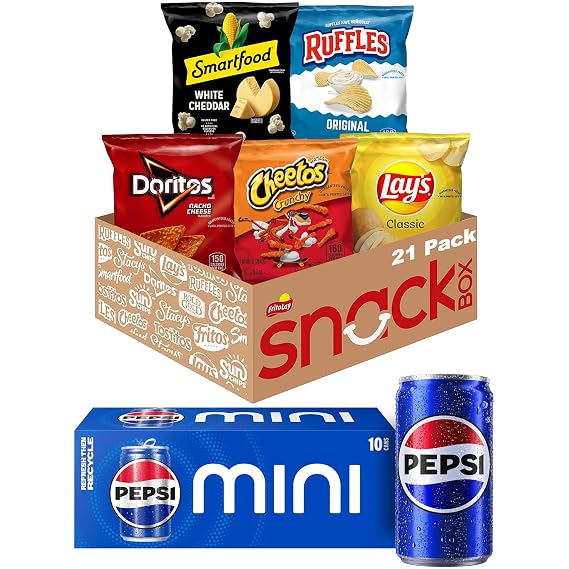 Perfect Pairs: Frito-Lay Classic Mix & Pepsi Mini Cans Bundle